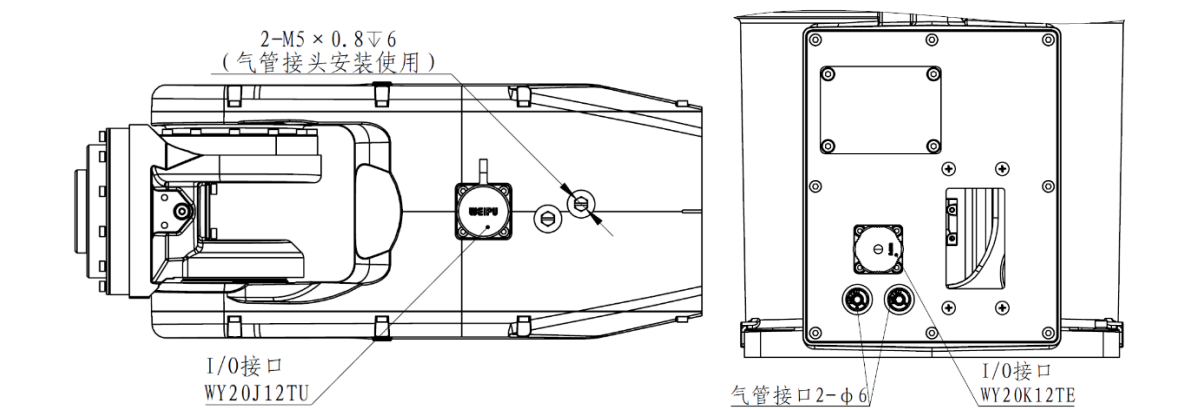 外部管线示意图